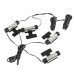 TY-780 360° Rotation 4 x 3 LEDs Car Interior Blue Neon Lights