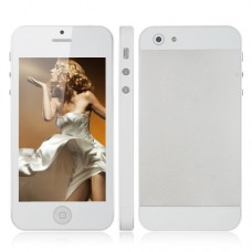 ZTK I5S Dual Band Phone Dual SIM Card TV WiFi Bluetooth JAVA 4 Inch Touch Screen- White