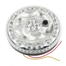 GT-693 Round Car Interior 24 LED White Roof Light  DC 12V