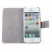 Cute Patterns Leather Protective Case for iPhone 5