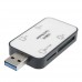 Portable High Speed 4 in 1 SD/Micro SD/MS/M2 Card Reader