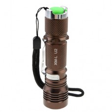 XM-L U2 Mini Portable Focusable Flashlight with Clamp