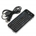 iPazzPort 2.4G Bluetooth Fly/Air Keyboard + IR Remote Control 2 in 1 Black