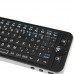 iPazzPort 2.4G Bluetooth Fly/Air Keyboard + IR Remote Control 2 in 1 Black