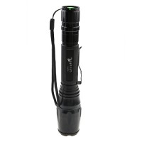 Professional CREE XML-T6 Zoom Adjustable Waterproof Flashlight with Clamp 3 Modes 1600 Lumens