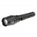 Professional CREE XML-T6 Zoom Adjustable Waterproof Flashlight with Clamp 3 Modes 1600 Lumens