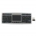 2.4G Wireless Ultra Mini Keyboard Mouse With Touchpad Silver