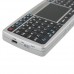 2.4G Wireless Ultra Mini Keyboard Mouse With Touchpad Silver