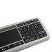 2.4G Wireless Ultra Mini Keyboard Mouse With Touchpad Silver