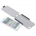 Flip Style Leather Case for iPhone 5 Black/White