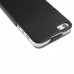 Flip Style Leather Case for iPhone 5 Black/White