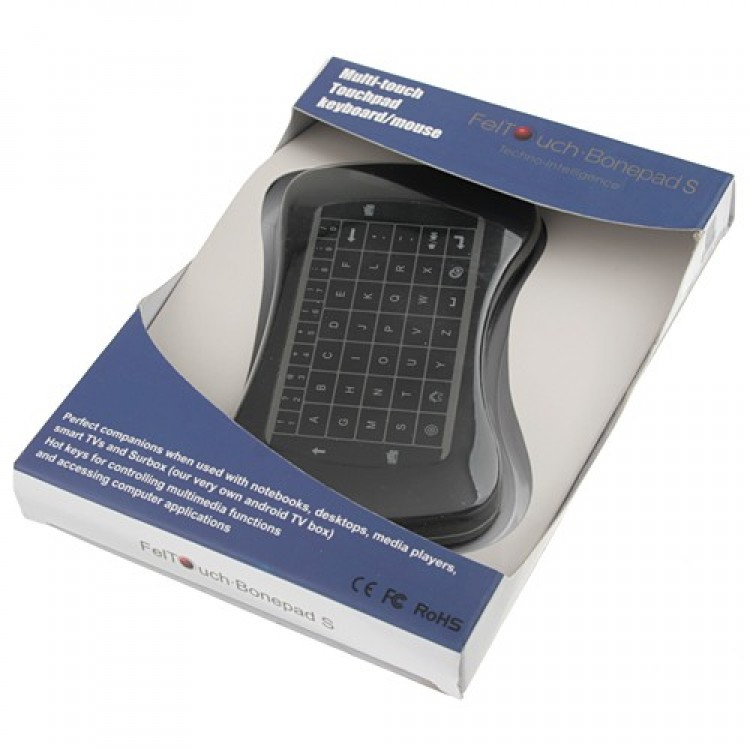 Multitouch Touchpad Bluetooth 2.4GHz Keyboard & Mouse Free Shipping