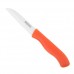 Bestlead High Quality Paring Knife With Round Handle And Peeler Orange