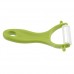 Bestlead Durable High Quality Ceramic Peeler With Suspending Hole On Handle Green