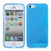 Silicone Rubber Back Case Cover for iPhone 5