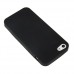 Black Soft Silicone Rubber Back Case Cover for iPhone 5