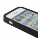 Black Soft Silicone Rubber Back Case Cover for iPhone 5