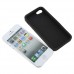 Black Soft Silicone Rubber Back Case Cover for iPhone 5