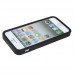 Black Soft Silicone Rubber Back Case Cover for iPhone 5