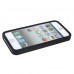 Black Soft Silicone Rubber Back Case Cover for iPhone 5