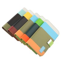 Inner Plastic Case Color Match Leather Case Cover for SS Galaxy NoteII N7100