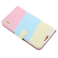 Inner Plastic Case Color Match Leather Cover for SS Galaxy NoteII N7100