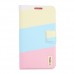 Inner Plastic Case Color Match Leather Cover for SS Galaxy NoteII N7100