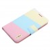 Inner Plastic Case Color Match Leather Cover for SS Galaxy NoteII N7100