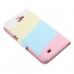 Inner Plastic Case Color Match Leather Cover for SS Galaxy NoteII N7100