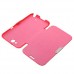 Back Plastic Case With Front Leather Cover for SS Galaxy NoteII N7100