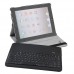 New iPad/iPad 2 Leather Case With Bluetooth Keyboard Black