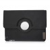 New iPad/iPad 2 Leather Case With Bluetooth Keyboard Black