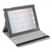 New iPad/iPad 2 Leather Case With Bluetooth Keyboard Black