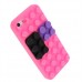 Brick Block Silicone Rubber Skin Soft Back Case Cover for iPhone 5