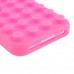 Brick Block Silicone Rubber Skin Soft Back Case Cover for iPhone 5