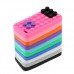 Brick Block Silicone Rubber Skin Soft Back Case Cover for iPhone 5