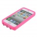 Brick Block Silicone Rubber Skin Soft Back Case Cover for iPhone 5