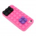 Brick Block Silicone Rubber Skin Soft Back Case Cover for iPhone 5