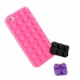 Brick Block Silicone Rubber Skin Soft Back Case Cover for iPhone 5