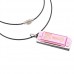 Mini Cartoon Harmonica 4-Hole 8-Tone With Necklace