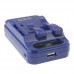 Cool Emergency Large Power LED Light USB Fast Charger 800mA  Blue