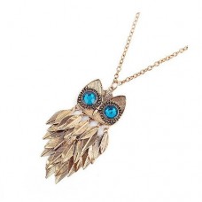 Fashion Owl Pendant Necklace Jewelry