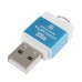SY-M83 Hi-Speed Card Reader USB Blue