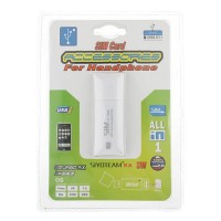 SY-386 USB2.0 Hi-Speed SIM Card Accessories For Handphone White