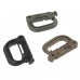 4pcs D-Ring Locking Plastic Hook Carabiner