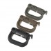 4pcs D-Ring Locking Plastic Hook Carabiner