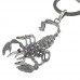 Scorpion Decor Carabiner Metal Ring Keychain