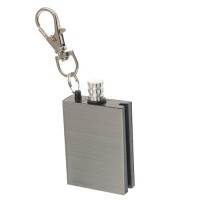 Liquor Flask Decor Carabiner Metal Keychain
