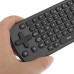 RC12 Air Mouse Presenter 2.4GHz + QWERTY Keyboard + Touch Panel for Tablet PC Android TV Box HTPC- Black