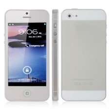 H5 TV Phone Quadl Band Dual SIM Card WiFi Bluetooth FM Dual Camera 4.0 Inch- White
